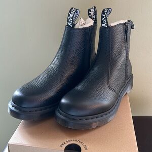 Dr Martens Black Ambassador 2976 Double Zipper Chelsea Boots